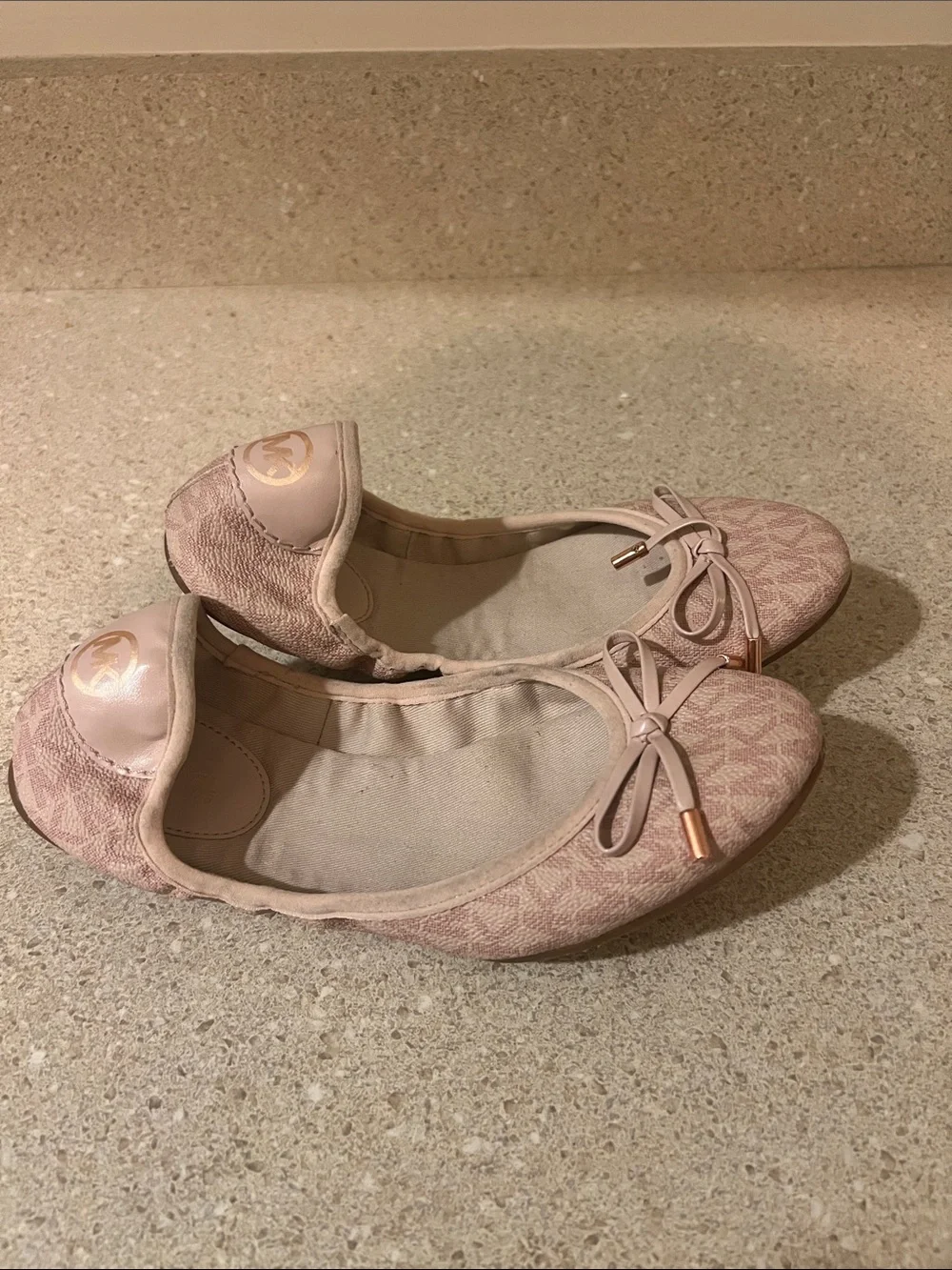 Michael Kora Pink Ballet Flats